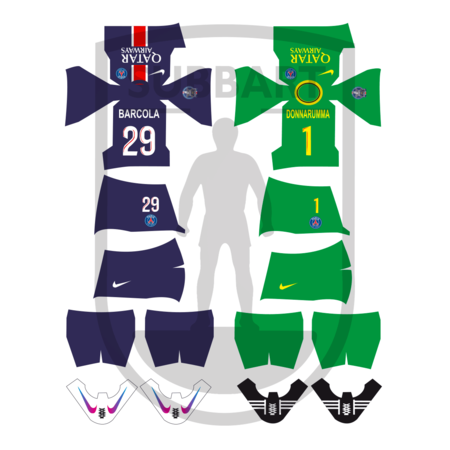 DECALS PARIS SAINT GERMAIN 2024-25 CAMPIONATO