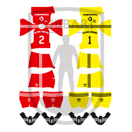 DECALS BAYERN MONACO 1984-85