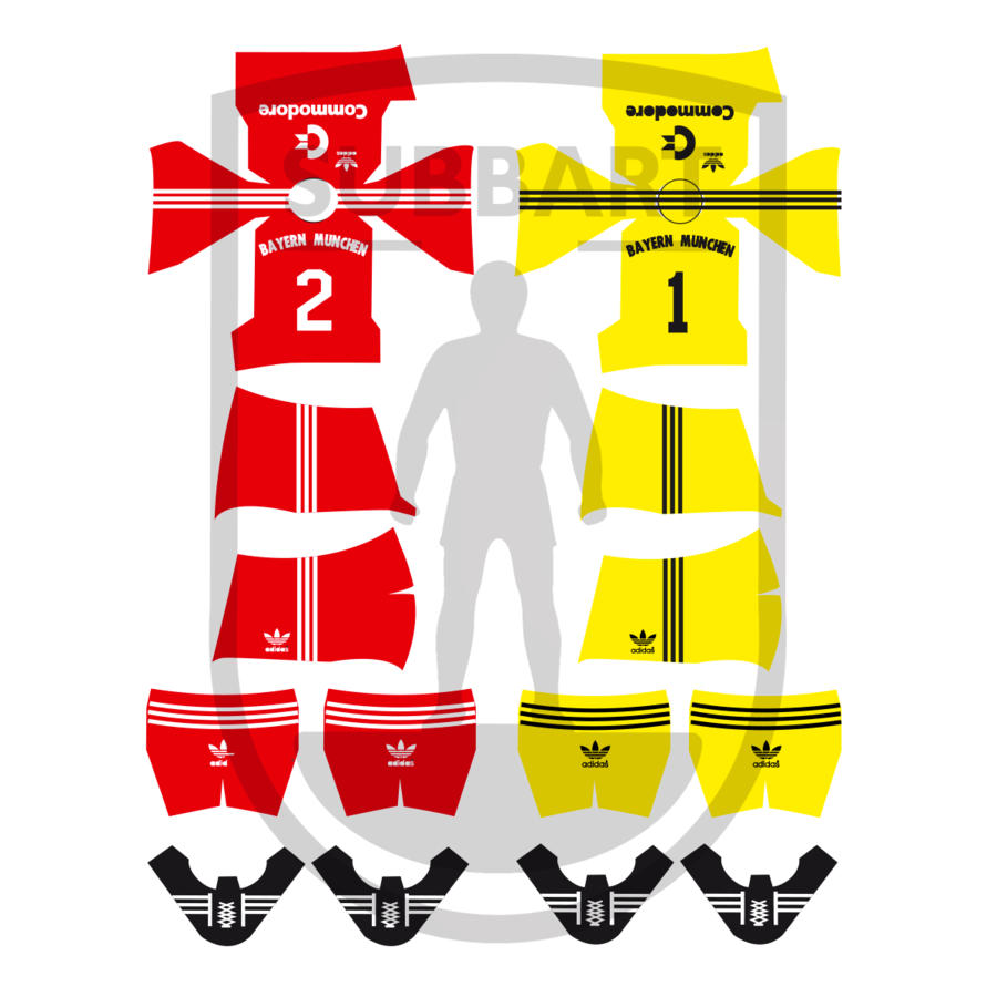 DECALS BAYERN MONACO 1984-85