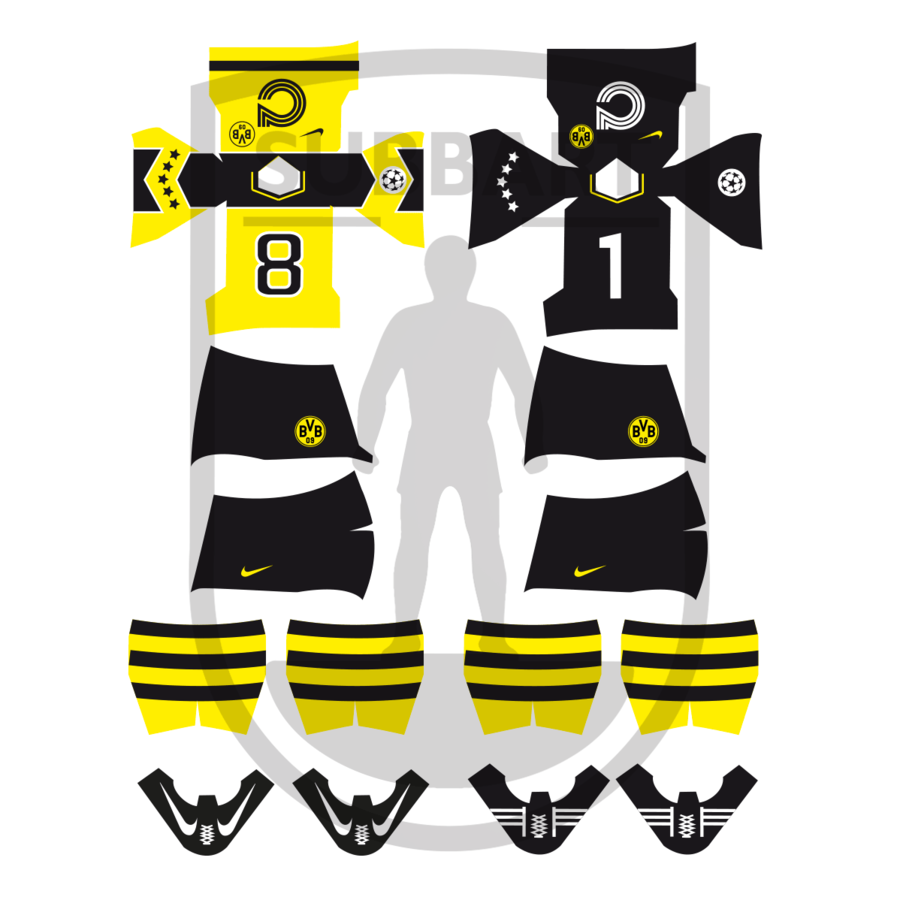 DECALS BORUSSIA DORTMUND FINALE CHAMPIONS 1997