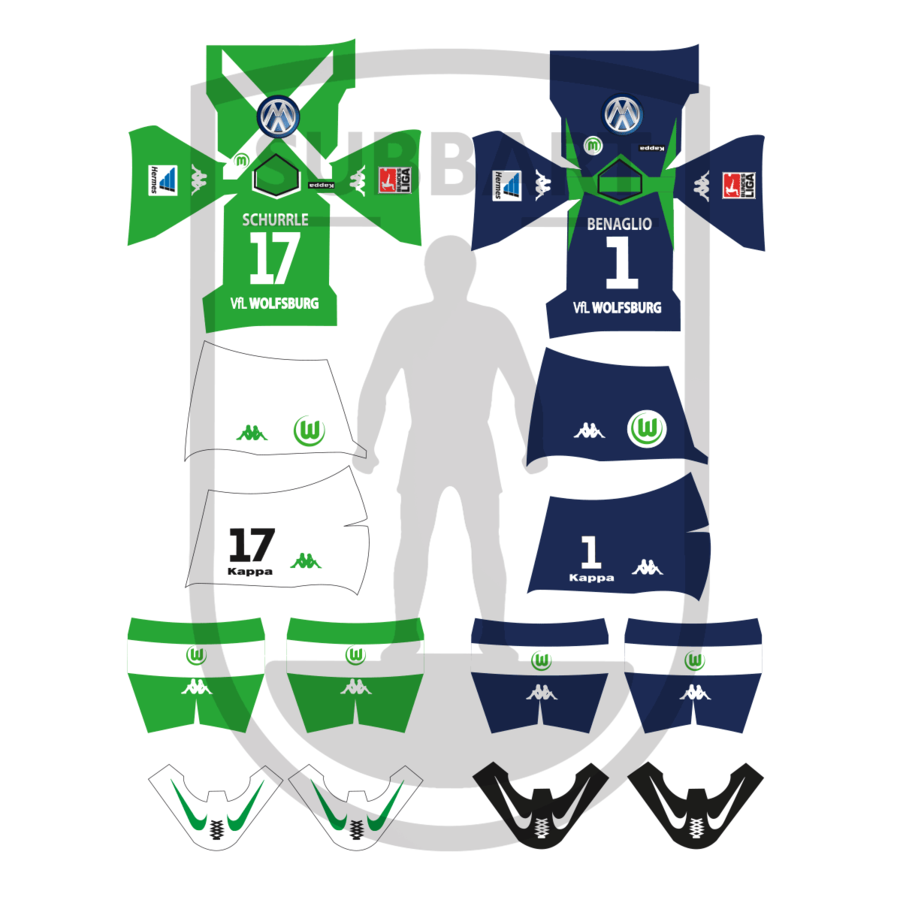 DECALS WOLFSBURG 2014-15