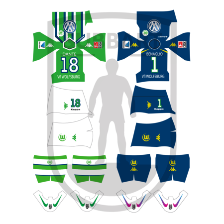 DECALS WOLFSBURG 2 MAGLIA 2015-16