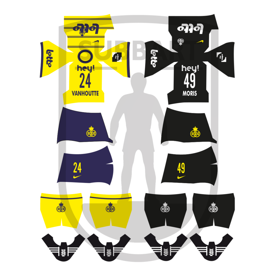 DECALS ROYALE UNION SAINT GILLOISE 2023-24