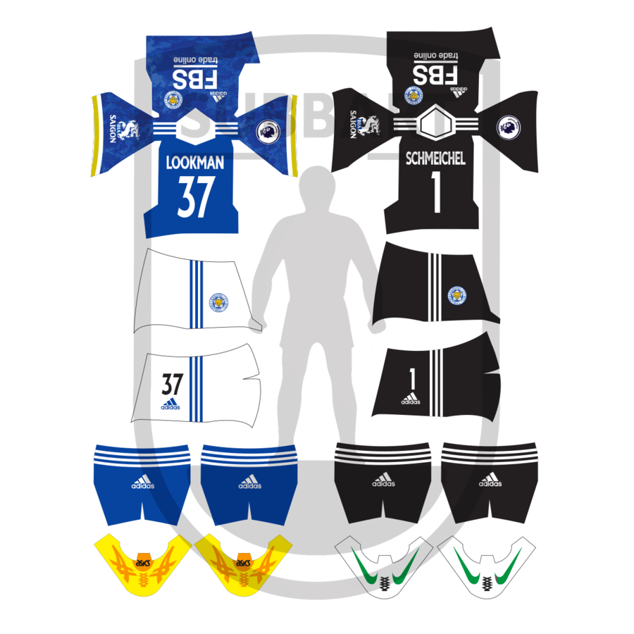 DECALS LEINCESTER CITY 2021-22