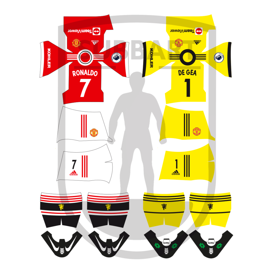 DECALS MANCHESTER UTD 2021- 22