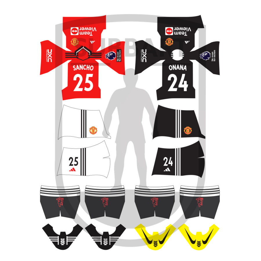 DECALS MANCHESTER UTD 2023-24