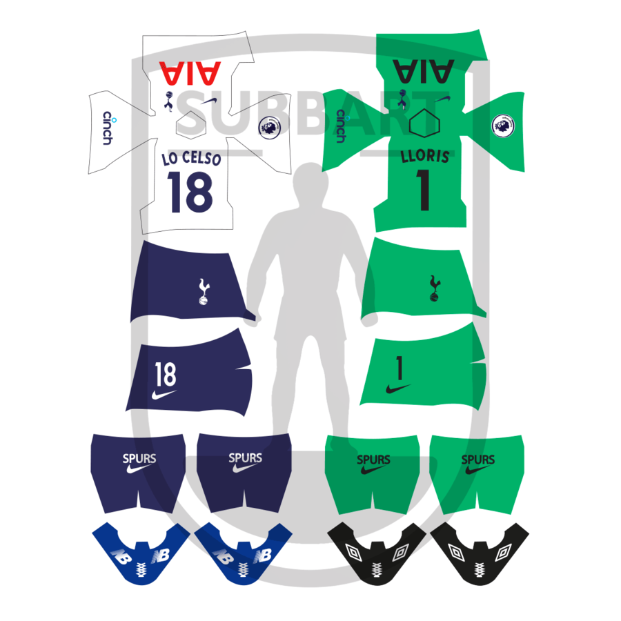 DECALS TOTTENHAM 2021-22