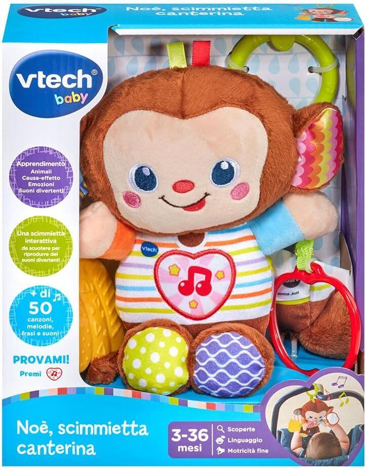 Noè Scimmietta Canterina Luci eSuoni - Vrtech - 513407 - 3mesi+