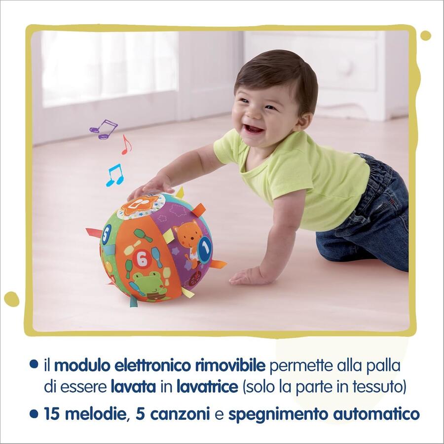 Magica Palla Multiattività con luci e suoni - Vrtech - 1661 - 6mesi+