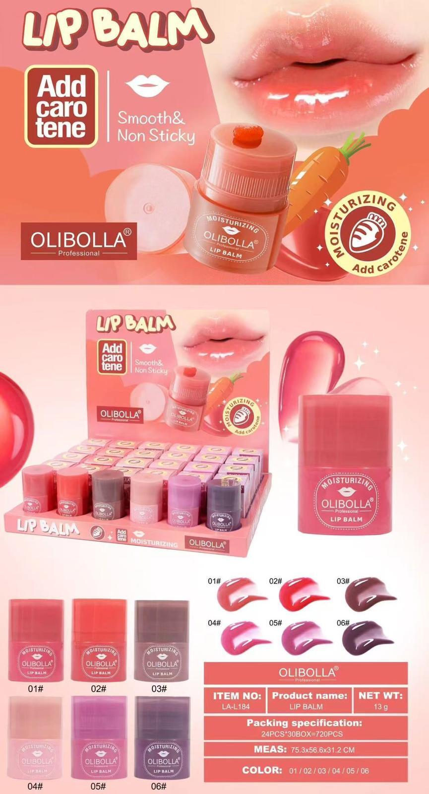 OLIBOLLA LIP BALM 
 [Conf.da 24 pezzi]