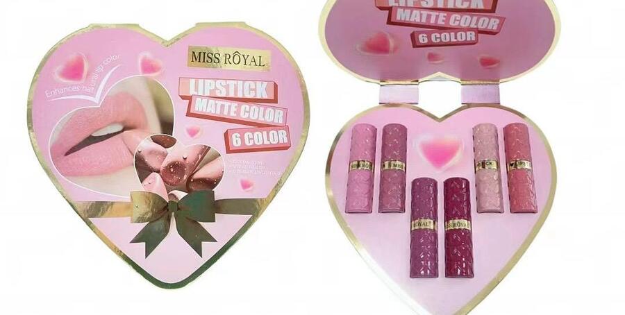 MISS ROYAL KIT DA 6 LIPSTICK MATTE COLOR
 [Conf.da 3 kit]