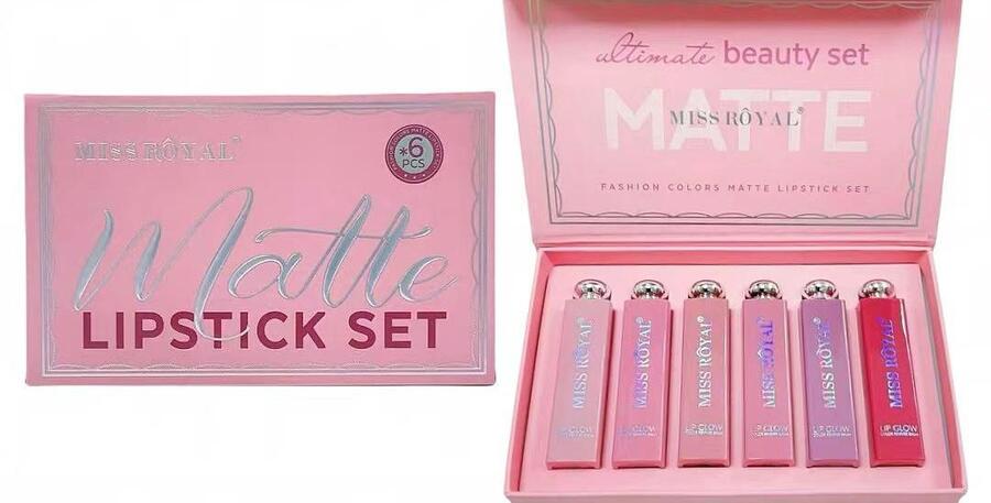 MISS ROYAL KIT DA 6 LIPSTICK MATTE
 [Conf.da 3 kit]