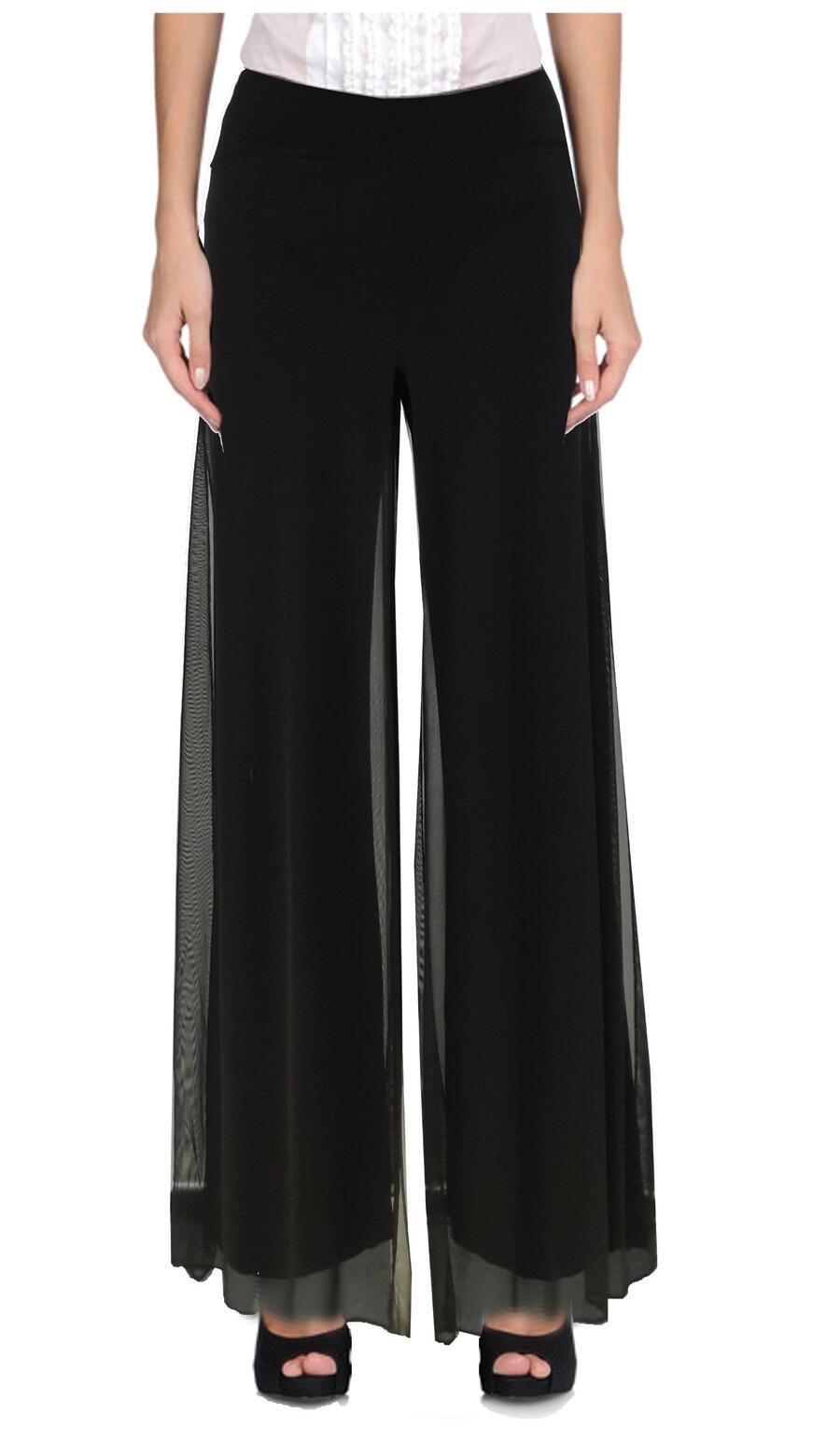 Jersey trousers lined with tulle size SM 1-0016A open at the sides