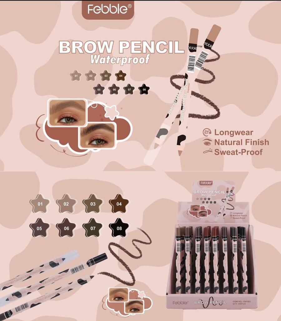 FEBBLE BROW PENCIL WATERPROOF
 [Conf.da 48 pezzi]