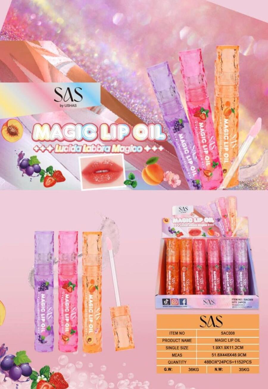 SAS MAGIC LIP OIL 
 [Conf.da 24 pezzi]