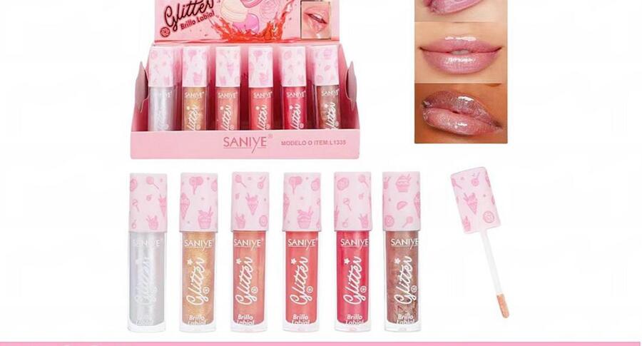 SANIYE GLITTER LIPGLOSS
 [Conf.da 24 pezzi]