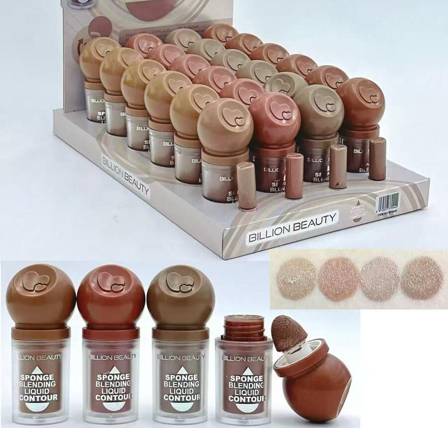 BILLION BEAUTY SPONGE BLENDING LIQUID CONTOUR
 [Conf.da 24 pezzi]