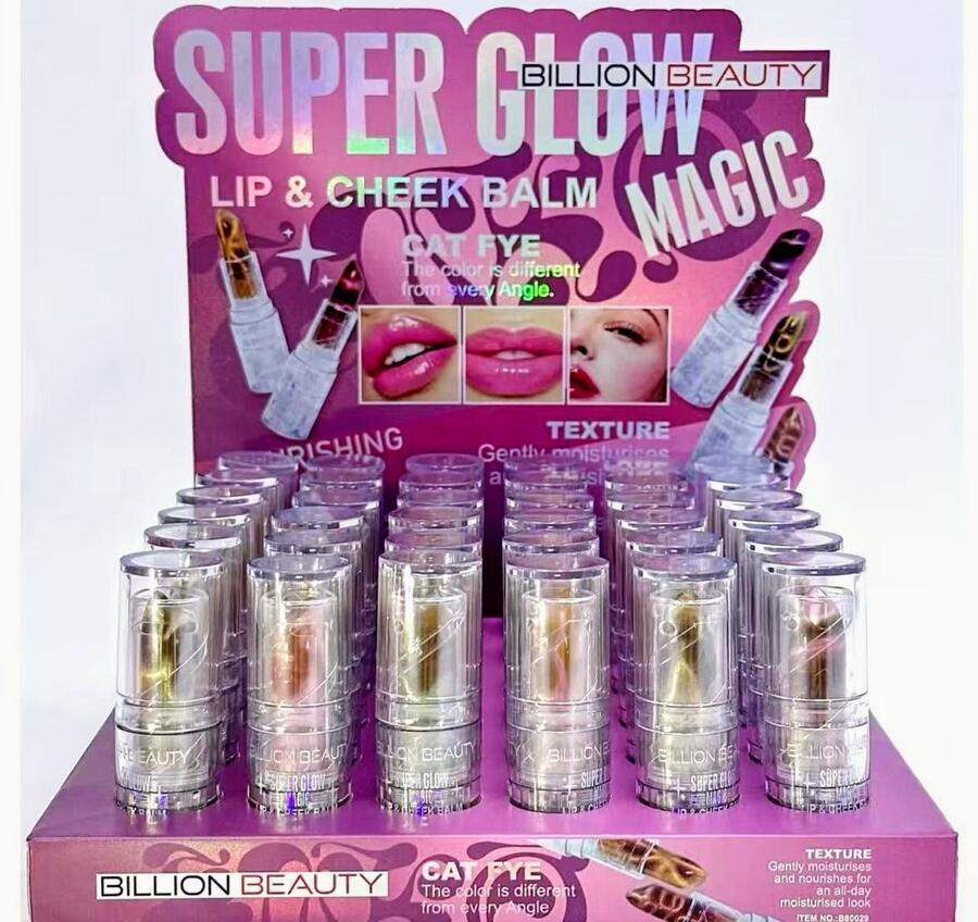 BILLION BEAUTY SUPER GLOW LIP & CHEEK BALM
 [Conf.da 36 pezzi]