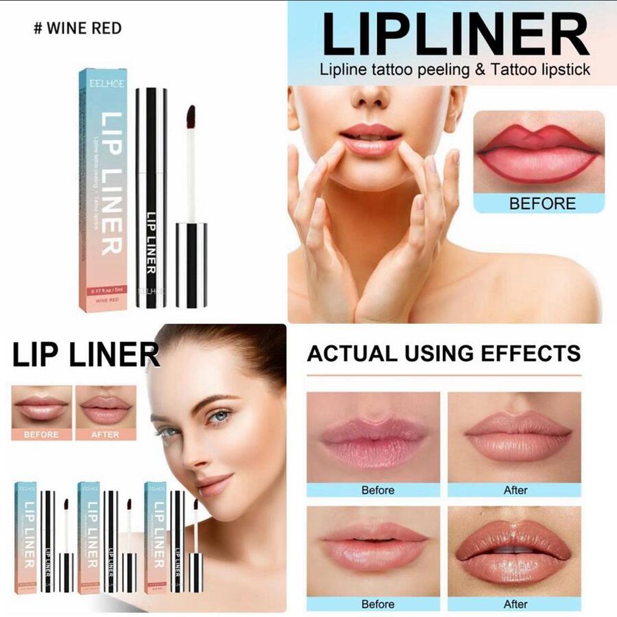 EELHOE LIP LINER TATTOO PEELING & TATTOO LIPSTICK
 [Conf.da 12 pezzi]