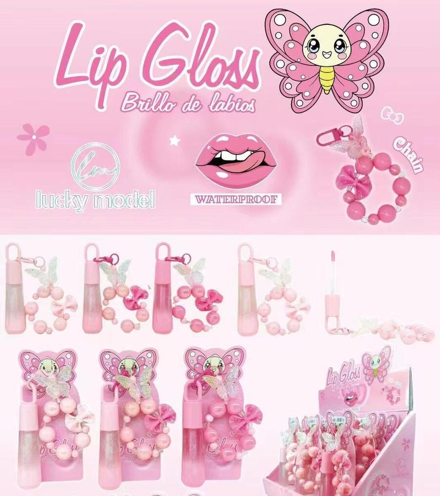 LUCKY MODEL LIPGLOSS WATERPROOF
 [Conf.da 12 pezzi]