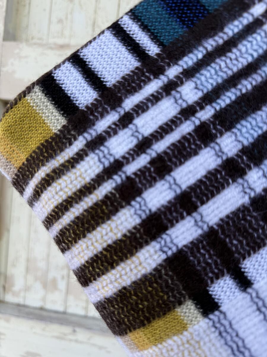 Clutch giallo e marrone