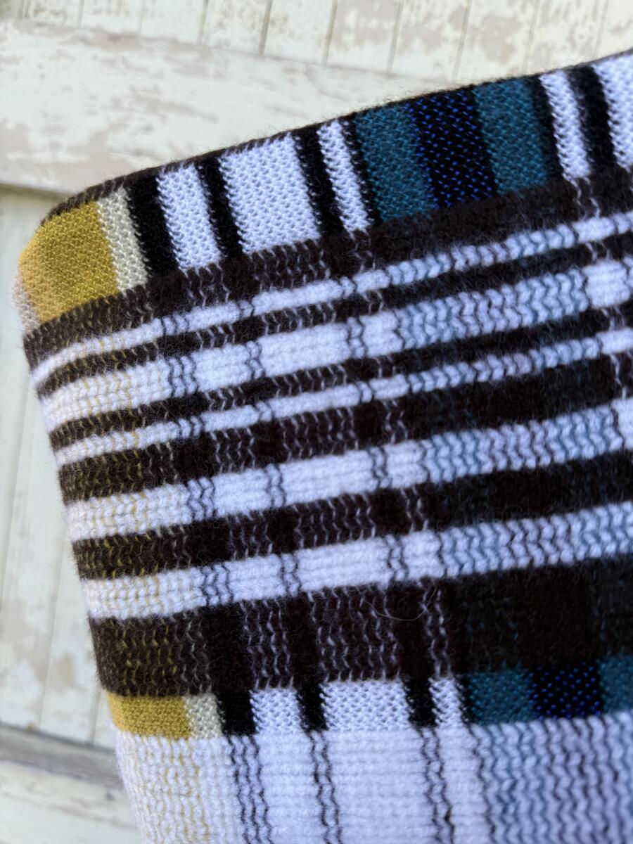 Clutch giallo e marrone