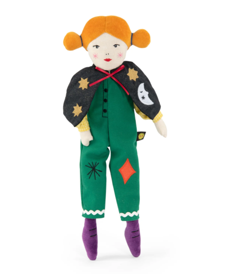 Pupazzo in stoffa Lulu - MOULIN ROTY, collezione "Les comètes filantes"