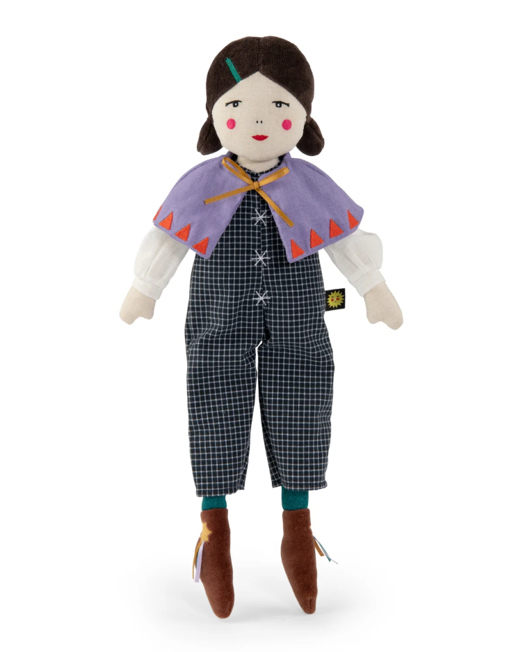 Pupazzo in stoffa Pola - MOULIN ROTY, collezione "Les comètes filantes"