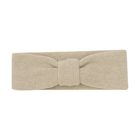 Fascia in maglia di lana merino – HUTTEliHUT Sand Melange