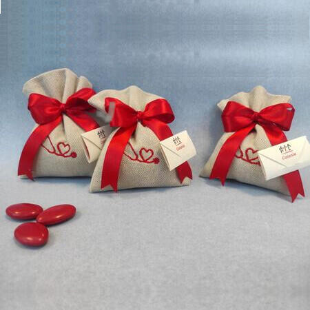 Sacchettino laurea ricamato