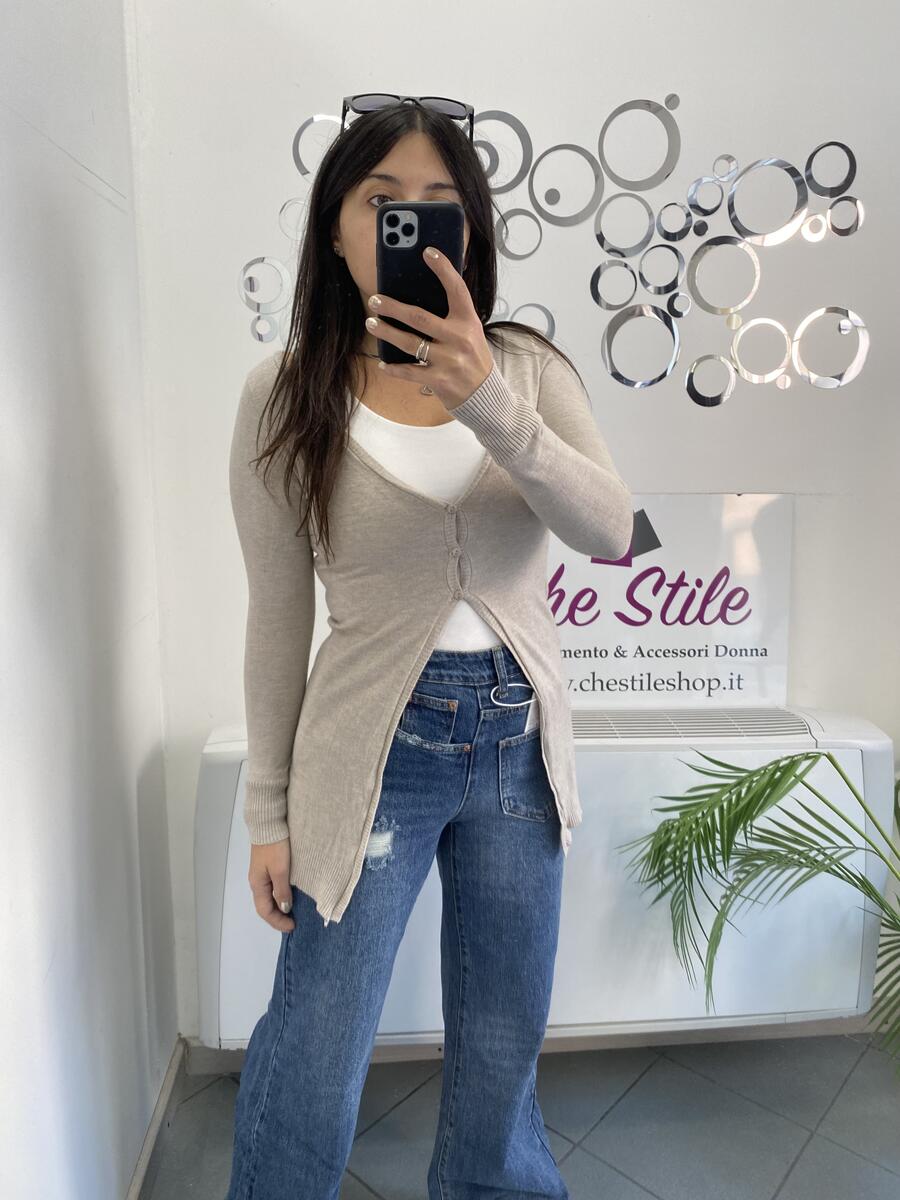 NOVITÀ Cardigan lungo in maglina