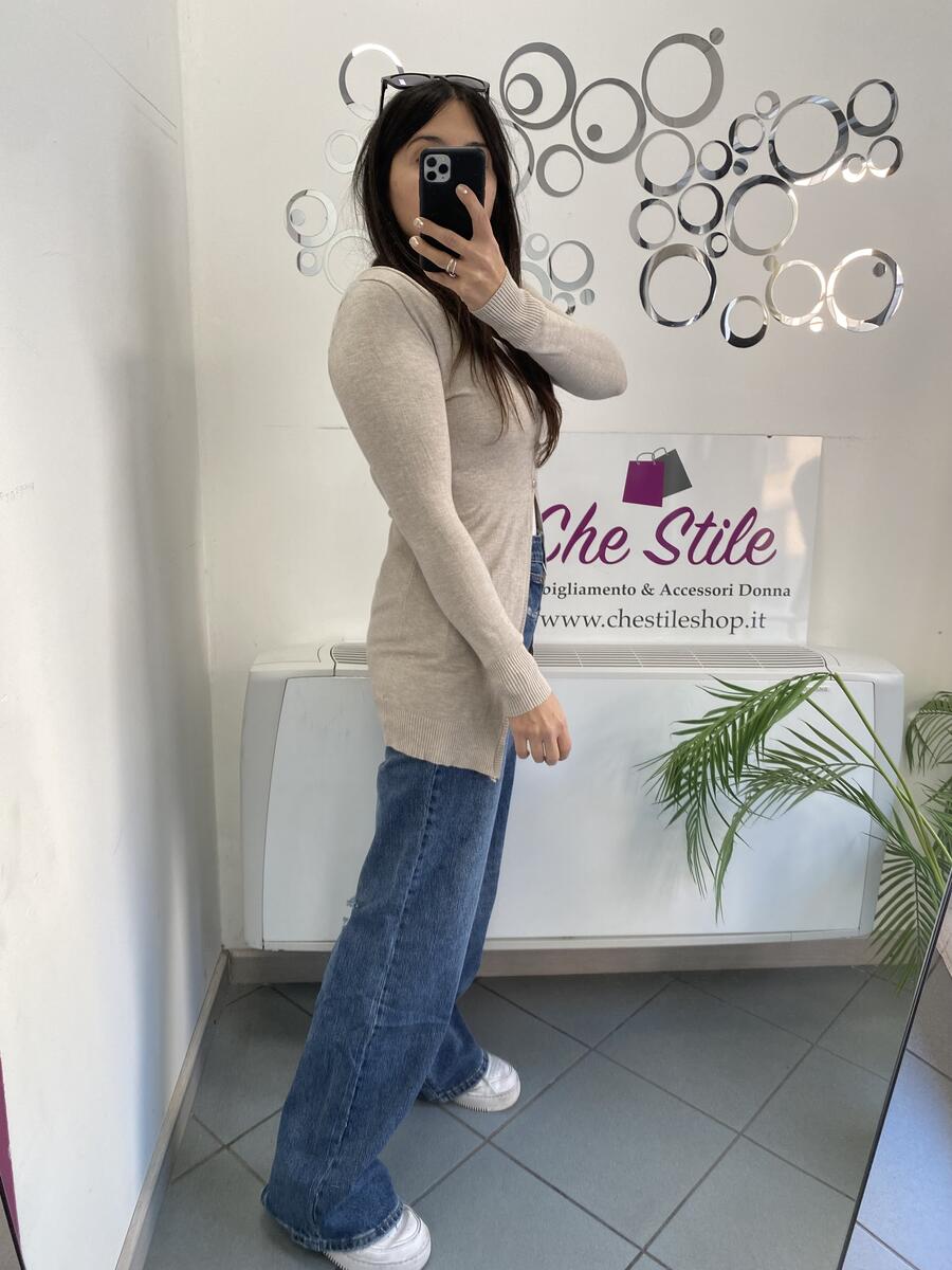 NOVITÀ Cardigan lungo in maglina
