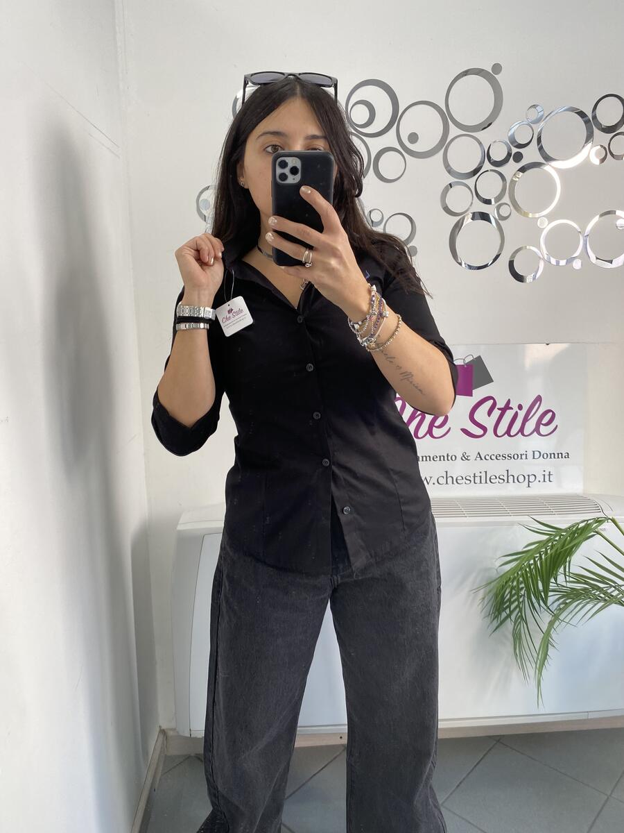 NOVITÀ Camicia in cotone elasticizzato