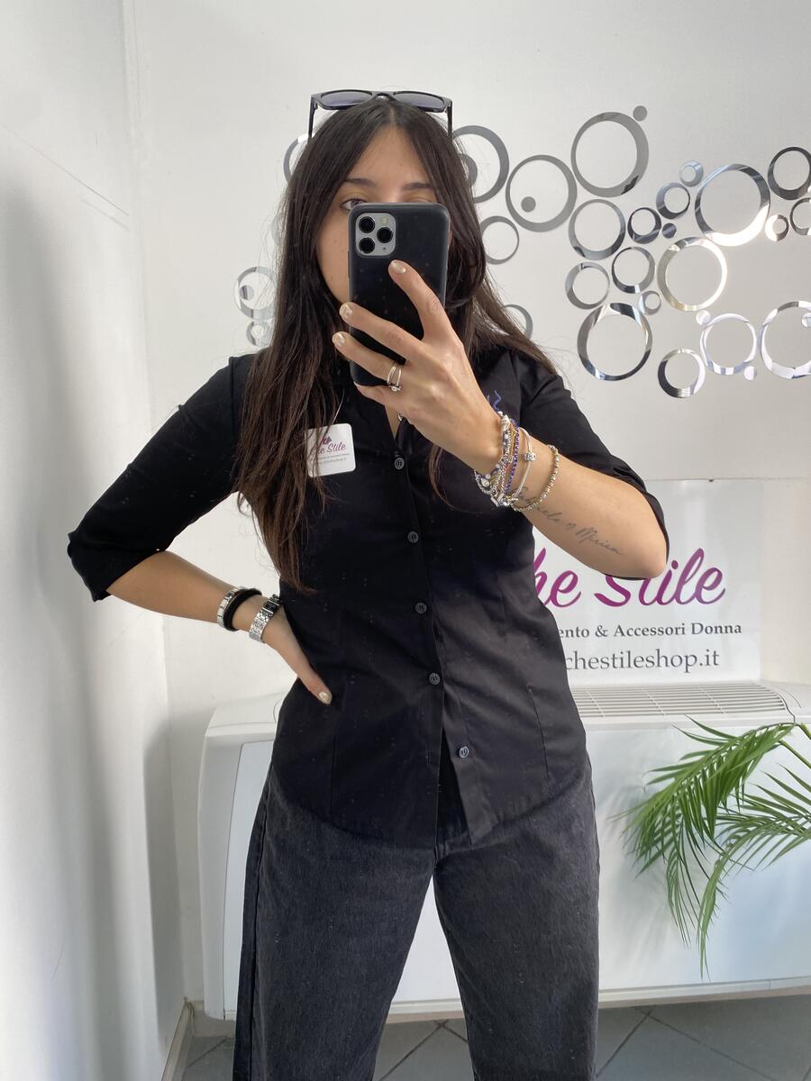 NOVITÀ Camicia in cotone elasticizzato