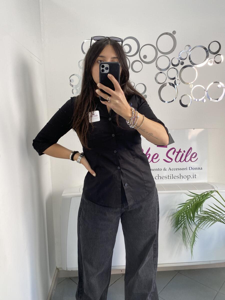 NOVITÀ Camicia in cotone elasticizzato