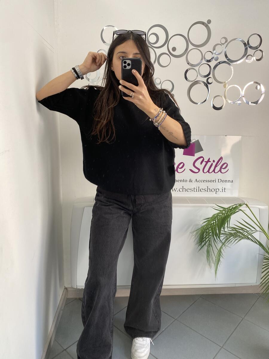 NOVITÀ Pull mezzo collo manica a 3/4