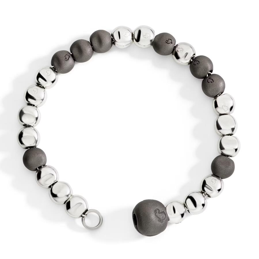 DoDo Bracciale Pepita Argento & Titanio