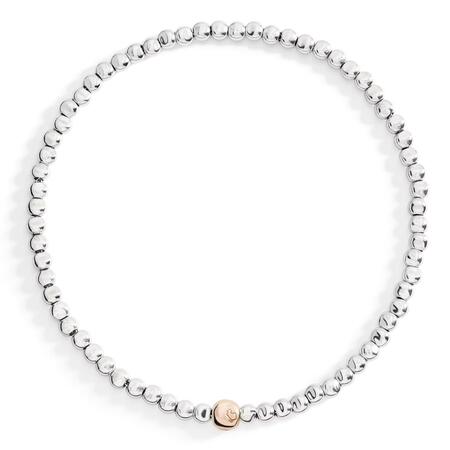 DoDo Collana Pepita Argento & Oro Rosa