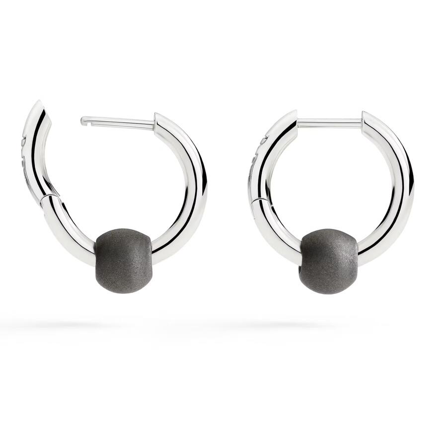 DoDo Orecchini Hoop Pepita Argento & Titanio 