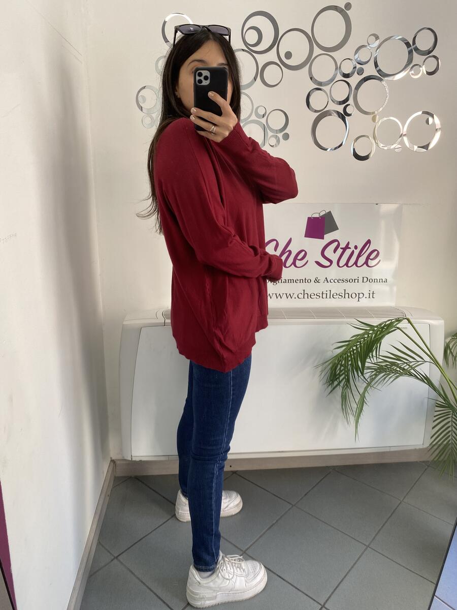 NOVITÀ Pull in viscosa scollo a barchetta vestibilità comoda