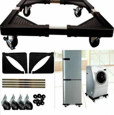 BASE SUPPORTO CON RUOTE PER FRIGORIFERO LAVATRICE ELETTRODOMESTICI MOBILE 60X70