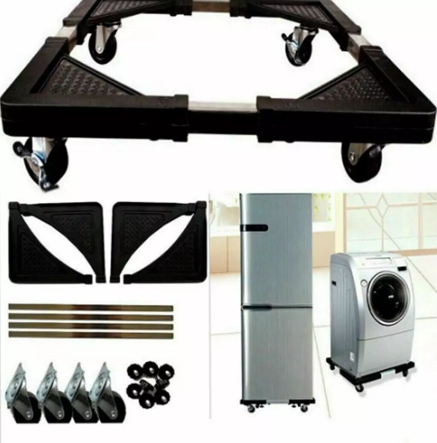 BASE SUPPORTO CON RUOTE PER FRIGORIFERO LAVATRICE ELETTRODOMESTICI MOBILE 60X70
