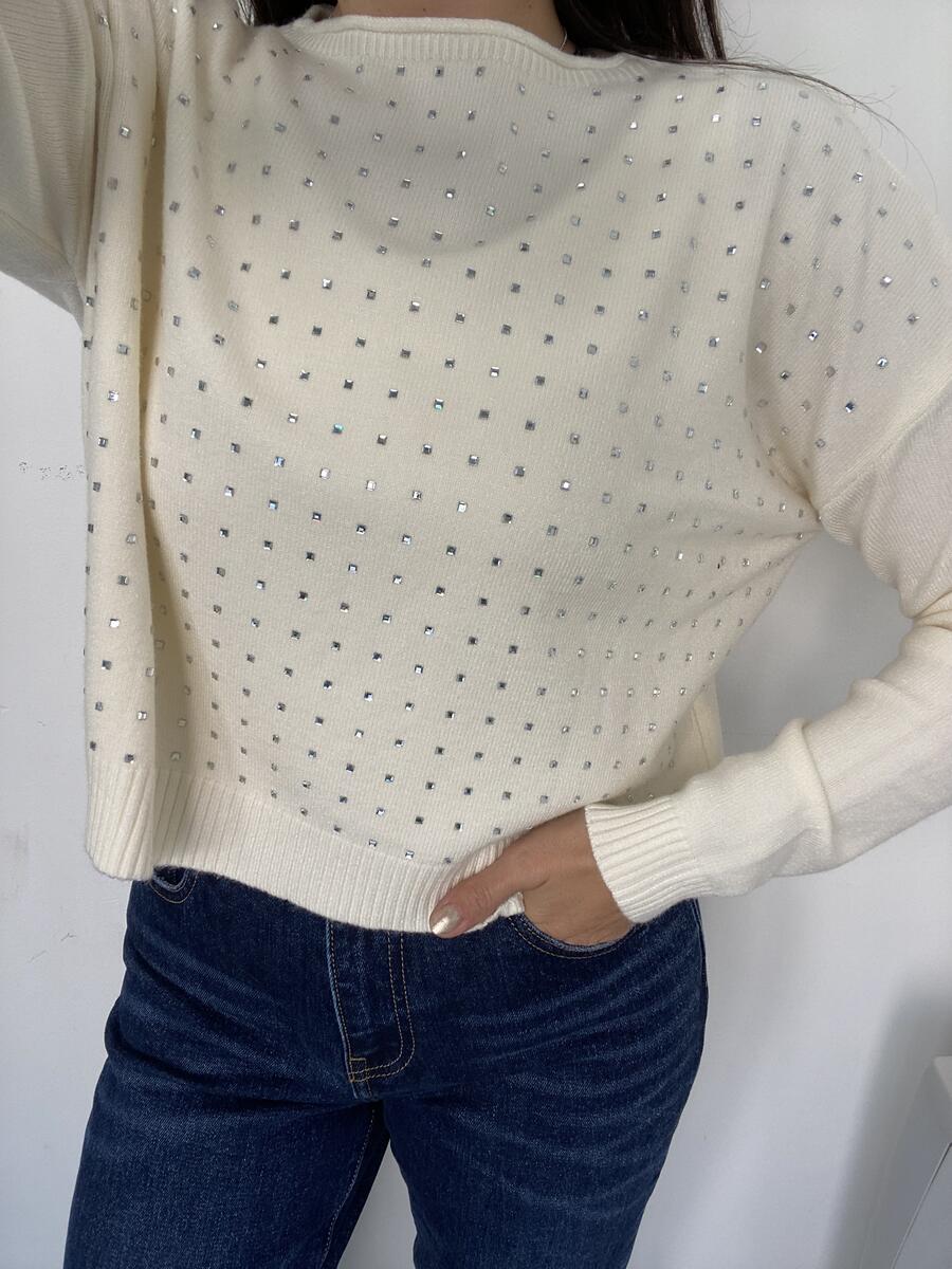NOVITÀ Pull in viscosa con brillantini