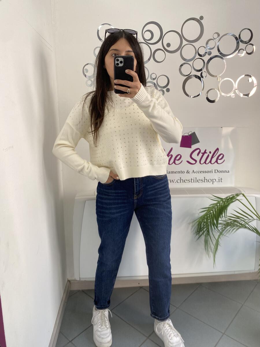 NOVITÀ Pull in viscosa con brillantini