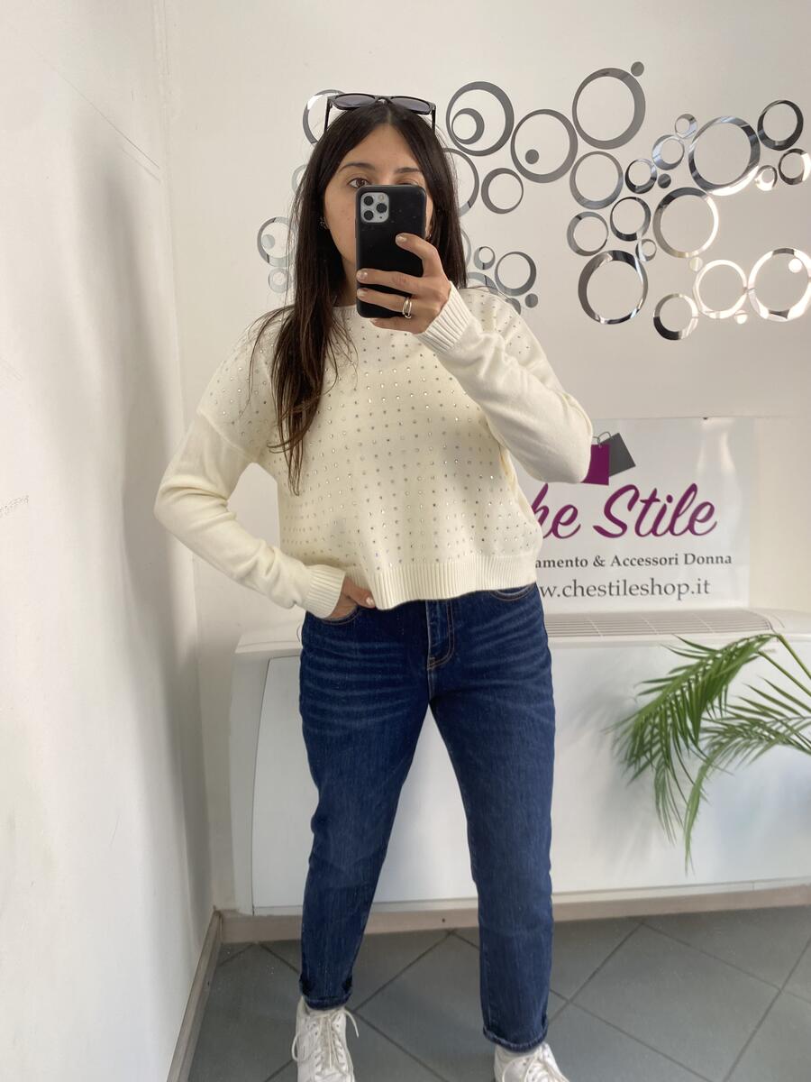 NOVITÀ Pull in viscosa con brillantini