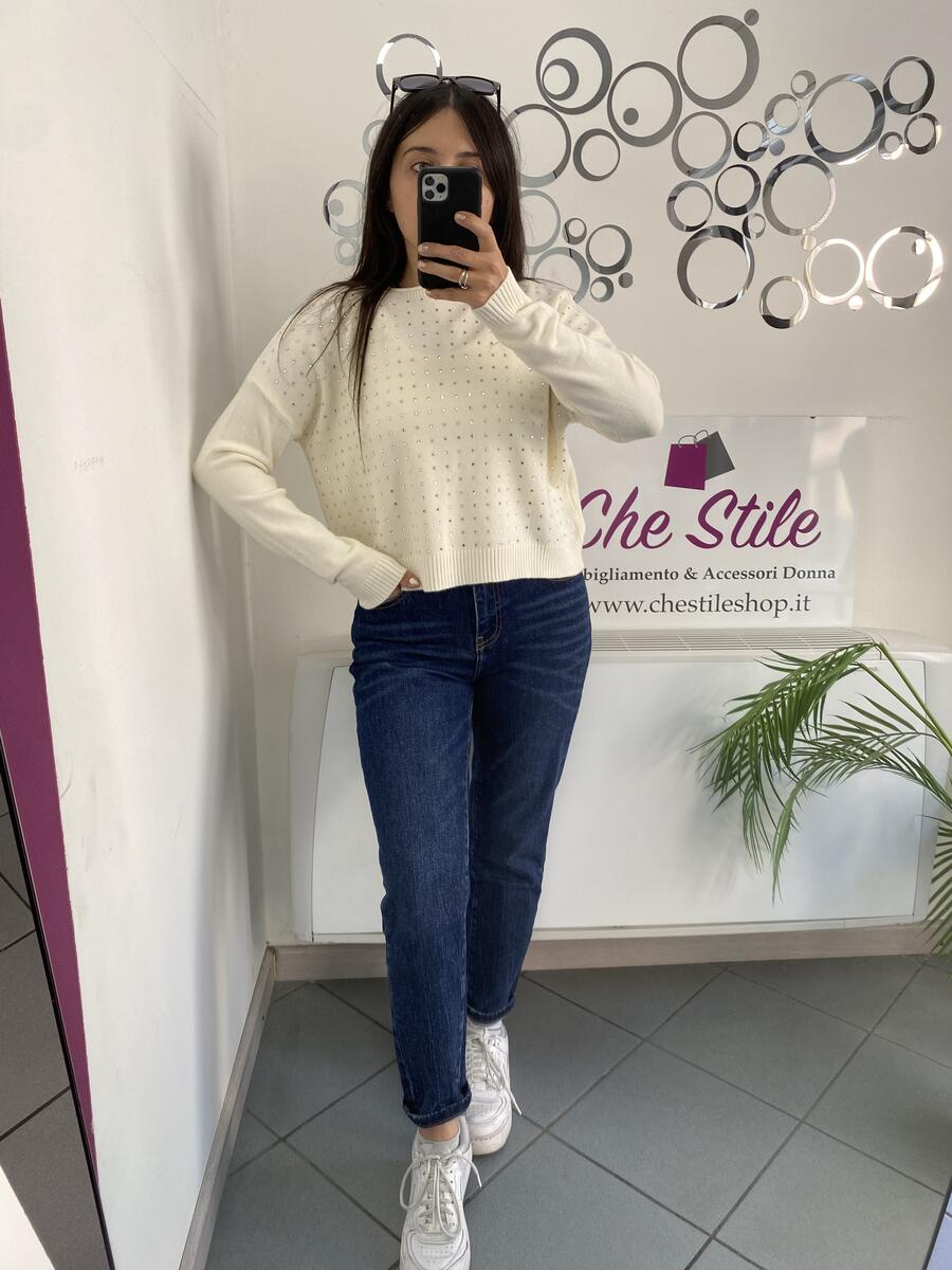 NOVITÀ Pull in viscosa con brillantini