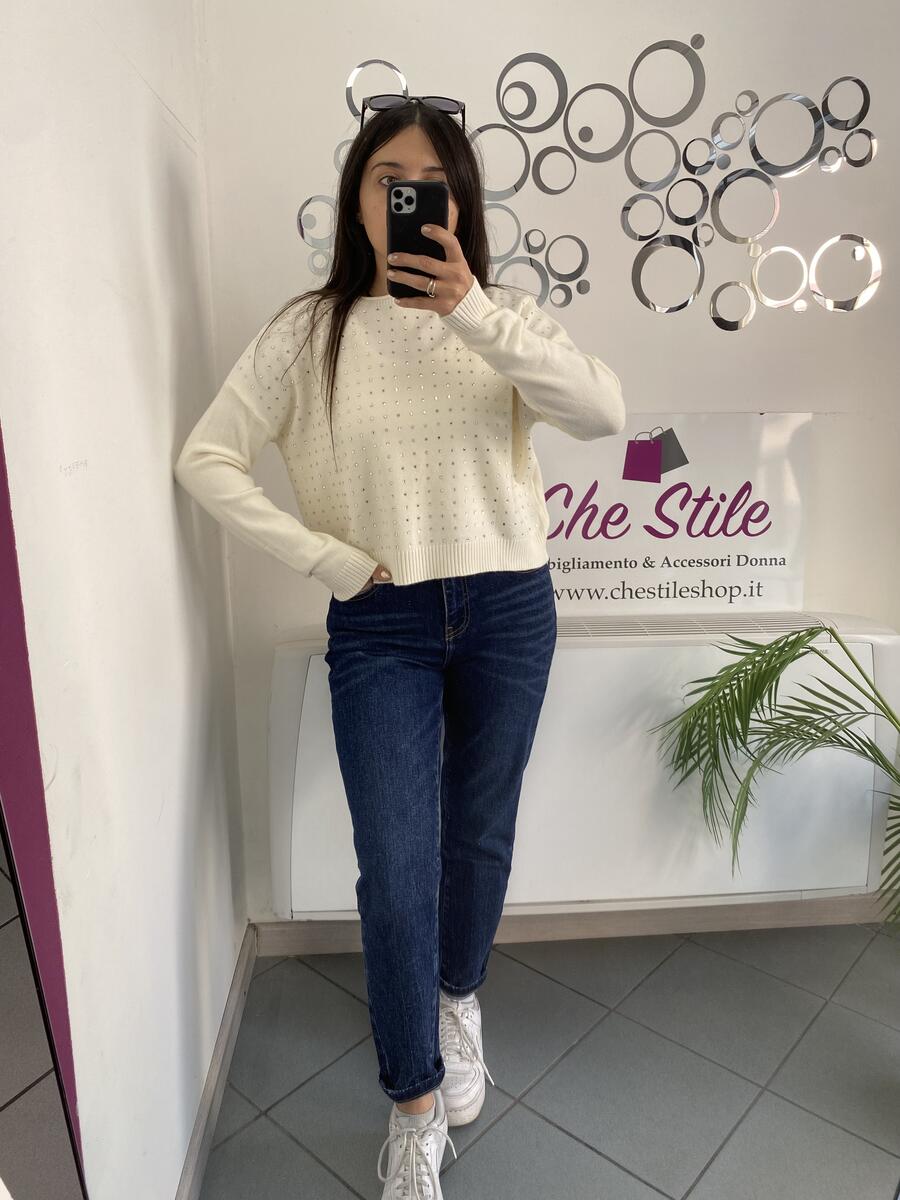 NOVITÀ Pull in viscosa con brillantini