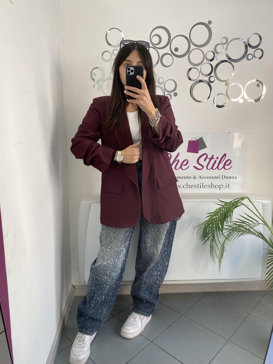 NOVITÀ Blazer manica a 3/4 arricciata