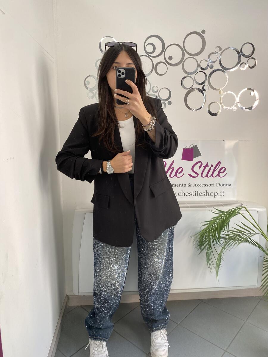 NOVITÀ Blazer manica a 3/4 arricciata