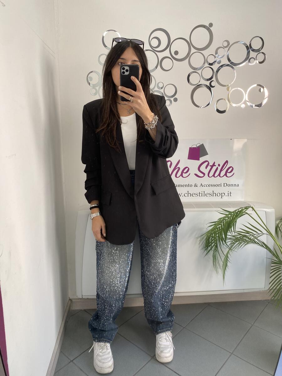 NOVITÀ Blazer manica a 3/4 arricciata